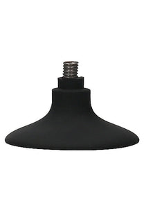 (wd) Interchangeable Butt Plug Pointed Medium Black