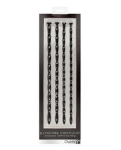 Load image into Gallery viewer, Silicone Spiral Screw Plug Set Advanced Urethral Sounding Black
