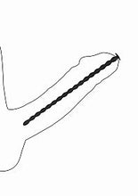 Load image into Gallery viewer, Silicone Spiral Screw Plug Set Advanced Urethral Sounding Black
