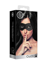 Load image into Gallery viewer, Velvet &amp; Velcro Eye Mask Adjustable Black
