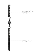 Load image into Gallery viewer, Diamond Studded Breathable Ball Gag
