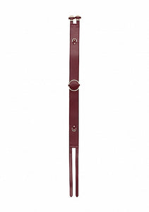 (wd) Ouch Halo Waist Belt L/xl Burgundy