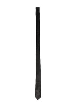 Load image into Gallery viewer, B&amp;w Satin Bondage Tie Black
