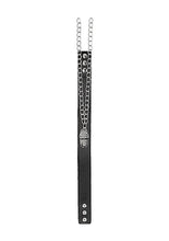 Load image into Gallery viewer, B&amp;w Collar W/ Handcuffs Straps &amp; Chain
