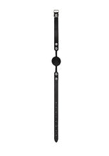Load image into Gallery viewer, B&amp;w Silicone Ball Gag W/ Adjustable Leather Straps
