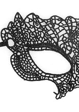 Load image into Gallery viewer, B&amp;w Lace Eye Mask Princess
