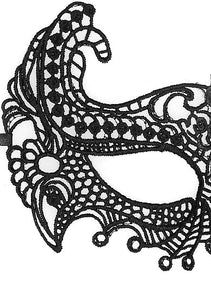 B&w Lace Eye Mask Empress