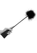 Load image into Gallery viewer, B&amp;w Crop With Feather Tickler
