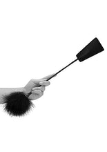 Load image into Gallery viewer, B&amp;w Crop With Feather Tickler
