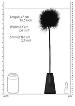 Load image into Gallery viewer, B&amp;w Crop With Feather Tickler

