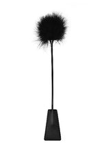 Load image into Gallery viewer, B&amp;w Crop With Feather Tickler
