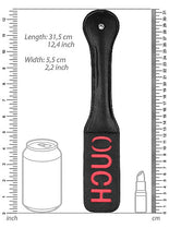 Load image into Gallery viewer, B&amp;w Bonded Leather Paddle Ouch&quot; &quot;
