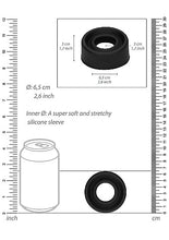 Load image into Gallery viewer, Pumped Silicone Pump Sleeve Medium Black
