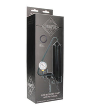 Load image into Gallery viewer, Pumped Elite Beginner Pump W/ Psi Gauge Black
