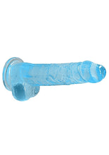 Load image into Gallery viewer, Realrock 8in Realistic Dildo W/ Balls Blue
