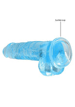 Load image into Gallery viewer, Realrock 8in Realistic Dildo W/ Balls Blue

