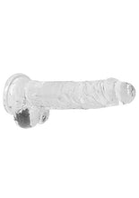 Load image into Gallery viewer, Realrock 8in Realistic Dildo W/ Balls Crystal Clear
