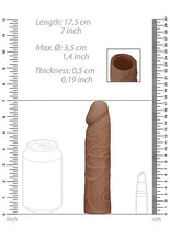 Load image into Gallery viewer, Realrock Penis Sleeve 7in Tan
