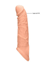 Load image into Gallery viewer, Realrock Penis Sleeve 8in Flesh
