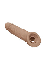 Load image into Gallery viewer, Realrock Penis Sleeve 8in Tan
