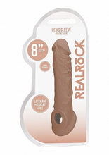 Load image into Gallery viewer, Realrock Penis Sleeve 8in Tan
