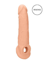 Load image into Gallery viewer, Realrock Penis Sleeve 9in Flesh
