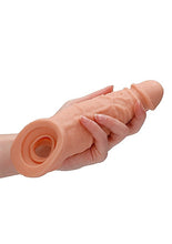 Load image into Gallery viewer, Realrock Penis Sleeve 9in Flesh

