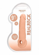 Load image into Gallery viewer, Realrock Penis Sleeve 9in Flesh
