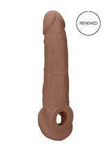 Load image into Gallery viewer, Realrock Penis Sleeve 9in Tan
