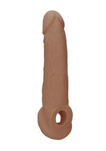 Load image into Gallery viewer, Realrock Penis Sleeve 9in Tan
