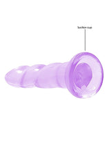 Load image into Gallery viewer, Realrock Non Realistic Dildo W Suction Cup 7in Purple
