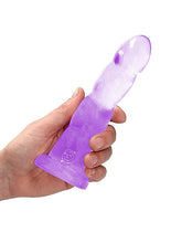 Load image into Gallery viewer, Realrock Non Realistic Dildo W Suction Cup 7in Purple
