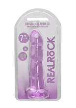 Load image into Gallery viewer, Realrock Non Realistic Dildo W Suction Cup 7in Purple
