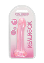 Load image into Gallery viewer, Realrock Non Realistic Dildo W Suction Cup 6.7in Pink
