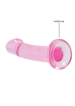 Load image into Gallery viewer, Realrock Non Realistic Dildo W Suction Cup 6.7in Pink
