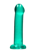 Load image into Gallery viewer, Realrock Non Realistic Dildo W Suction Cup 6.7in Turquoise
