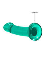Load image into Gallery viewer, Realrock Non Realistic Dildo W Suction Cup 6.7in Turquoise
