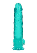 Load image into Gallery viewer, Realrock Realistic Dildo W/ Balls 10in Turquoise
