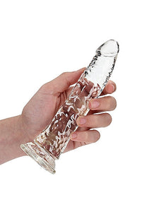 Realrock Slim Dildo 7in Transparent