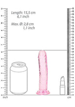 Load image into Gallery viewer, Realrock Straight Realistic 6 In Dildo Pink

