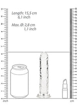 Load image into Gallery viewer, Realrock Straight Realistic 7 In Dildo Transparent
