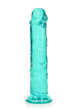 Load image into Gallery viewer, Realrock Straight Realistic 7 In Dildo Turquoise
