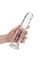 Load image into Gallery viewer, Realrock Straight Realistic 9 In Dildo Transparent
