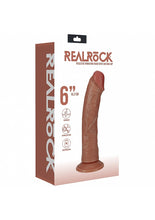 Load image into Gallery viewer, Realrock 6in Vibrating Cock R/curve Tan
