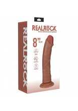 Load image into Gallery viewer, Realrock 8in Vibrating Cock R/curve Tan
