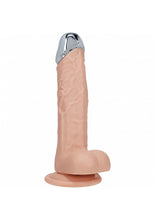 Load image into Gallery viewer, Realrock Wireless Rechargeable Metalhead Regular Straight 8in W/balls
