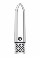 Load image into Gallery viewer, Royal Gems Glamor Powerful Bullet Rechargeable Silver

