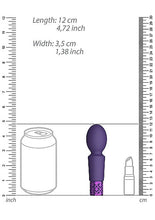 Load image into Gallery viewer, Royal Gems Brilliant Purple Rechargeable Silicone Bullet
