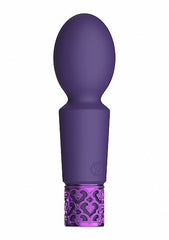 Royal Gems Brilliant Purple Rechargeable Silicone Bullet