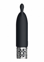 Load image into Gallery viewer, Royal Gems Twinkle Silicone Bullet Rechargeable Black
